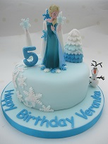 elsa frozen birthday cake